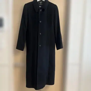 MONT LILAS 블랙 롱 코트