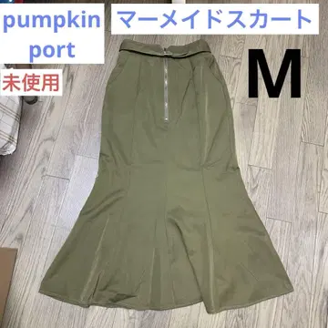[ 미사용 ] 스커트 pumpkin port 호박포트 롱 M