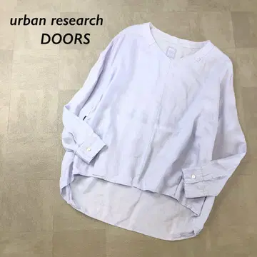 새상품급 URBAN RESEARCH DOORS 린넨 풀오버 블라우스