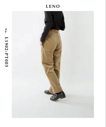 LENO 리노 코듀로이 치노 팬츠 와이드 팬츠 와이드 스트레이트 팬츠