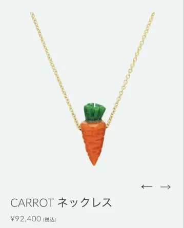 ALIITA CARROT 목걸이