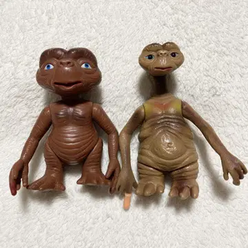 E.T 소프트 비닐 세트 발광 기능 포함 피규어 현 상태품