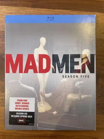 MAD MEN SEASON FIVE 블루레이