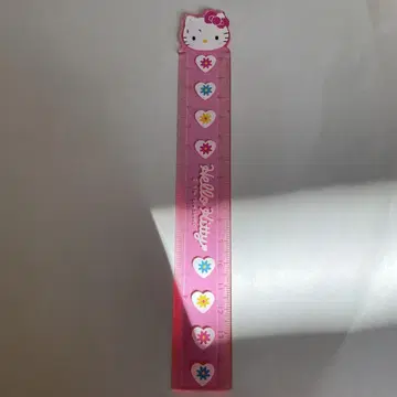 산리오 헬로키티 레트로 레어 희귀 키티 핑크 눈금자 루러