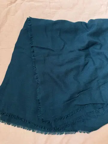 DRIES VAN NOTEN 다크 그린 캐시미어 스톨