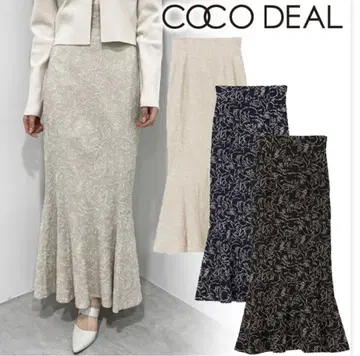 COCO DEAL 자수 머메이드 스커트 S