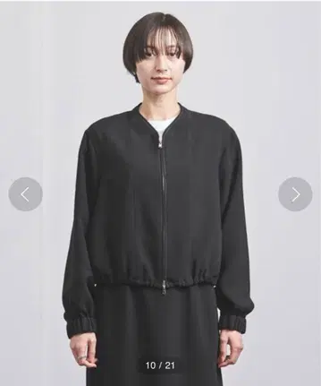 UNITED ARROWS COMFY 노카라 집업 자켓