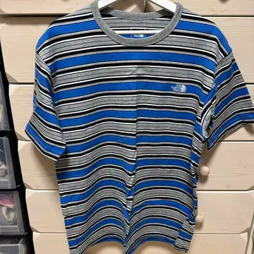 THE NORTH FACE XL 스트라이프 티셔츠