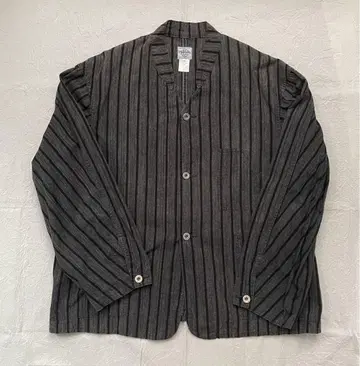 포스트 오버올즈 post overalls 바나나 컬러 자켓