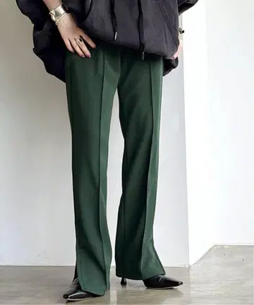 새상품급 AP STUDIO 2nd track Pants GREEN 34
