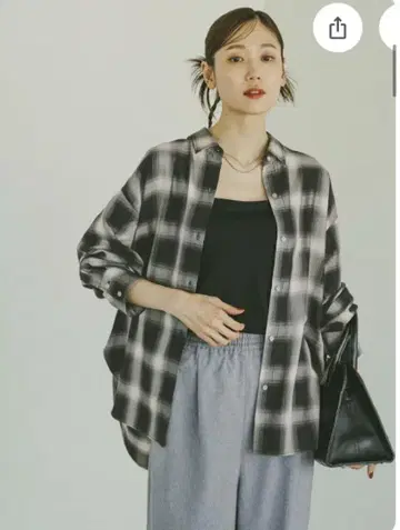 미사용 택 없음 글로벌 워크 셔츠 M