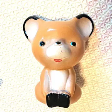 덕양 상호 은행 강아지 토쿠짱 캐릭터 피규어 사슴 저금통 코인 저금통