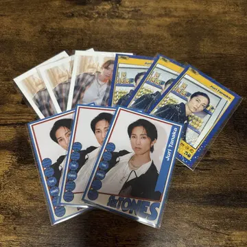 SixTONES 다나카 쥬리 트레이딩 카드 9장