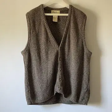 Eddie Bauer / Waffle Cotton Knit Vest