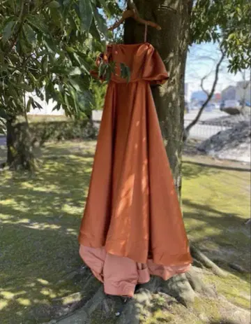 DRESS PRODUCTION 테라코타 드레스 M 사이즈