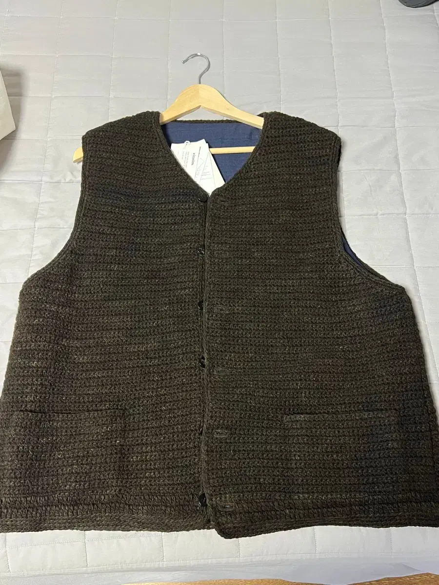 atlast＆co sweater vest 18aw olive 40 ジャケット | STAY246