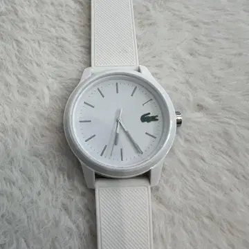 LACOSTE 화이트 실리콘 시계 (상자 없음)