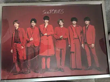 [ 액자 포함 포스터 ] SixTONES 포스터'20여름 B2 사이즈