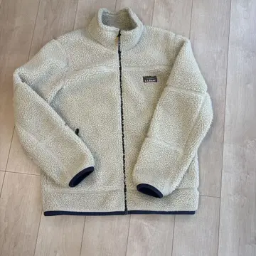 L.L.Bean 플리스 자켓 MED-RG 크림색