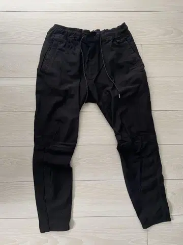 EDWIN 블랙 조거 팬츠 FLE S