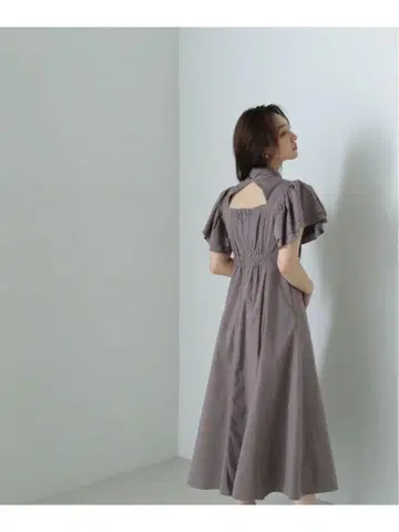 리본 타이 백산 원피스 내추럴 뷰티 베이직
