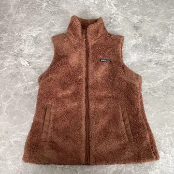 patagonia 브라운 플리스 베스트 베스트 M 사이즈