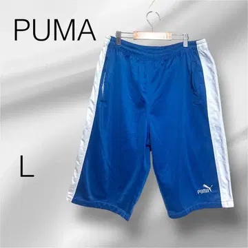 PUMA 푸마 하프 팬츠 국기 택 구제 의류 저지 [ L ] 블루 계열