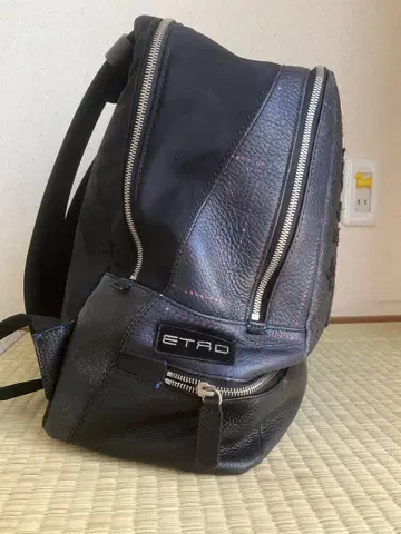 초레어!! 에트로 ETRO 가죽 백팩 자수 시그니처 알니카