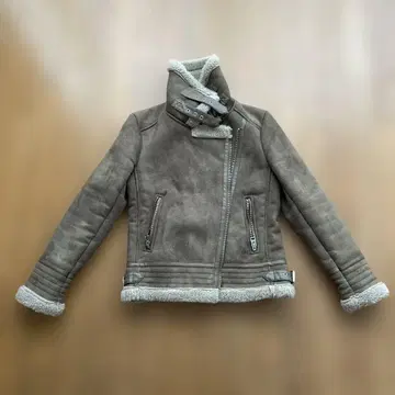ZARA 브라운 무스탕 코트