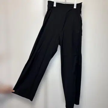 Y-3 블랙 와이드 팬츠