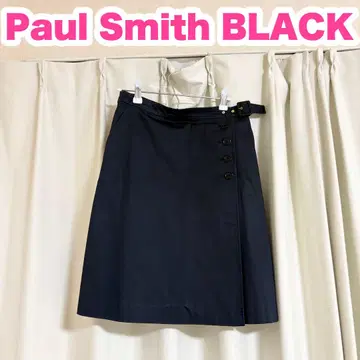 폴스미스 paul smith black 스커트 스포츠 나일론