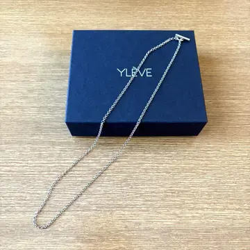새상품급 YLEVE CHAIN NECKLACE 42cm 실버