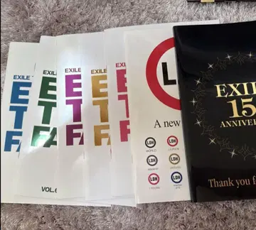 EXILE 뉴스레터 15주년 기념 책자 세트