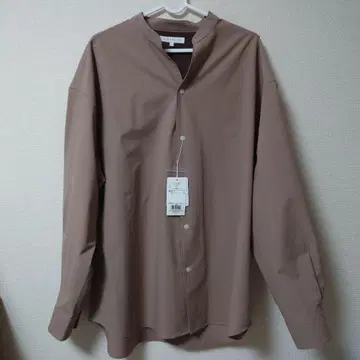 shop tk 밴드 카라 긴팔 셔츠