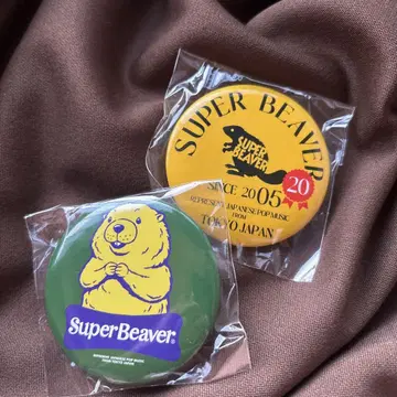 SUPER BEAVER 가챠가챠 캔 배지 2개 세트