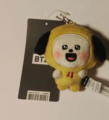 BT21 봉제 인형 키링 꺄~ TODAY'S FACE CHIMMY