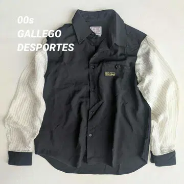 00s GALLEGO DESPORTES 절개 셔츠 프랑스제 M