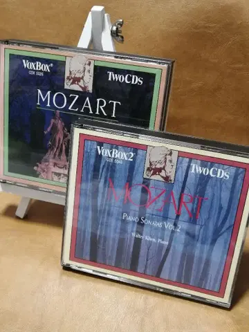 MOZART PIANO SONATAS Vol. 1 & 2 구 재킷