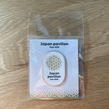 오사카 만박 일본관 공식 로고 디자인 핀 배지 EXPO2025