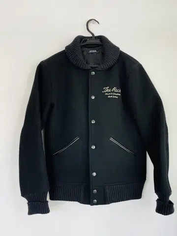 rude gallery 울 블루종 바시티 자켓 사이즈 3