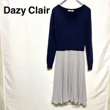 Dazy Clair 앙상블 스웨터 원피스 플레어 스커트