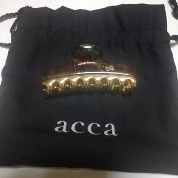 acca 헤어 클립 그린 퍼플 중
