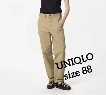 [ 새상품 ] UNIQLO 스트레이트 치노 브라운 ovyz