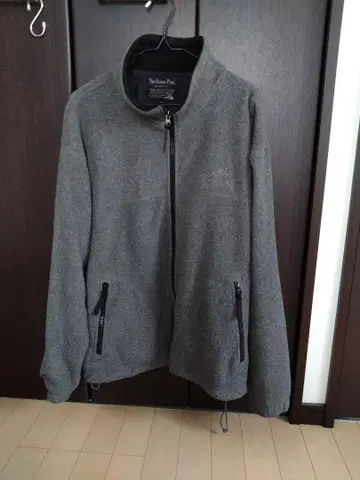 그레이 플리스 집업 자켓