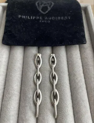 PHILIPPE AUDIBERT PARIS 실버 귀걸이