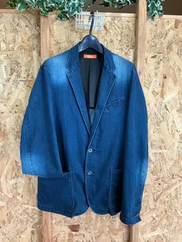 다크 블루 데님 자켓 사이즈 48 L 사이즈