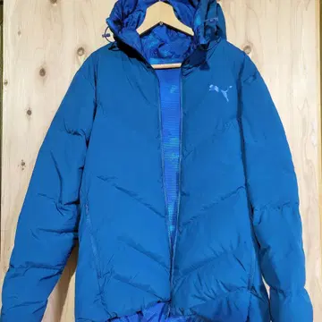 #2 푸마 PUMA 다운 자켓 후드 부착 리버서블 XL