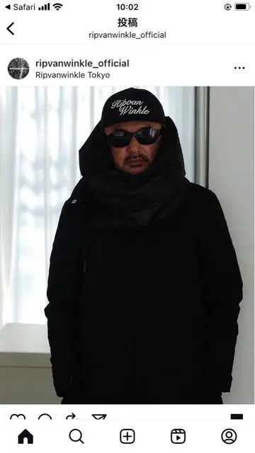 Ripvan Winkle 블랙 야구 모자