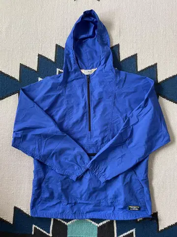 USA제 L.L.Bean 아노락 후드티 풀오버 드로 코드 파랑