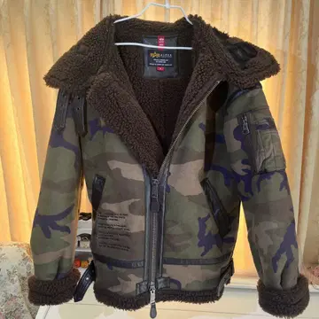 ALPHA INDUSTRIES 밀리터리 자켓 S 카모플라쥬